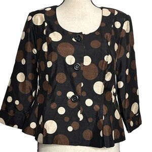 Perceptions Blazer 8P Polka Dots Jacket